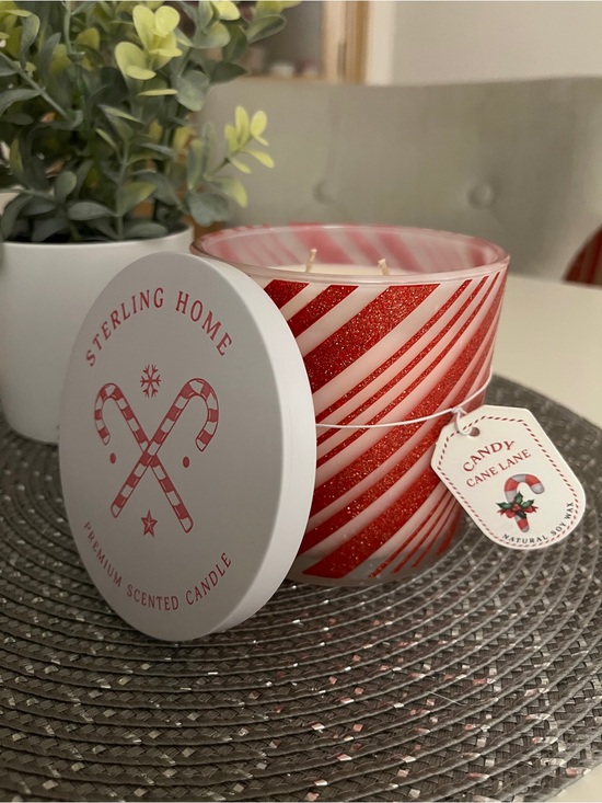 Sterling Other - Sterling Home “Peppermint Twist” Holiday Candle - New - 14oz